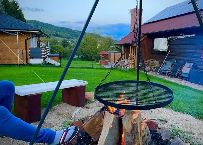 Sielanowek - Orzechowa Z Sauna Wanna Termalna Jacuzzi דירה Żywiec